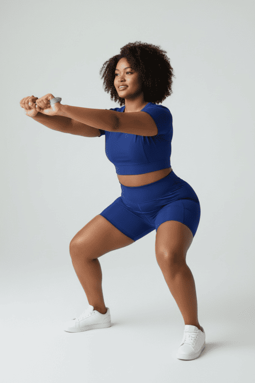 mujer con conjunto de ropa macarena